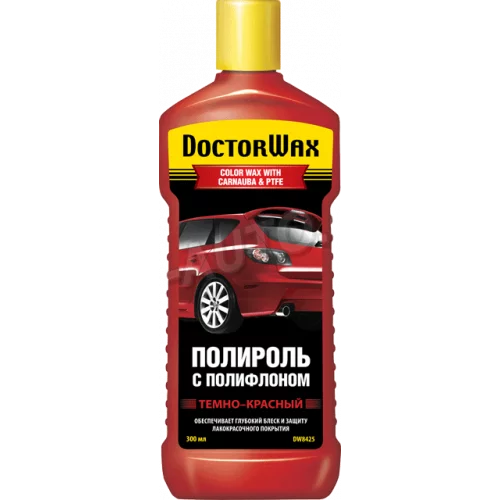 поліроль кузова Doctor Wax 300мл темно-червона