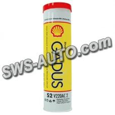 мастило  літієве (пластичне) SHELL Gadus S2 V220AC 2 (0.4кг) червоне