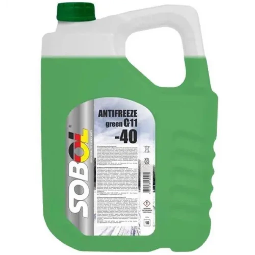 антифриз зеленый 10л (Sobol) G11 -38