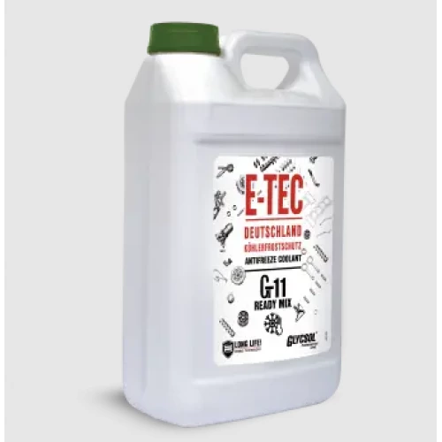 антифриз зелёный  4 л (E-TEC) G11 концентрат (1:1 -33°C)