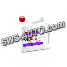 антифриз червоний  5л (VELRED G12 plus) <концентрат -80> (BASF AG Німеччина)