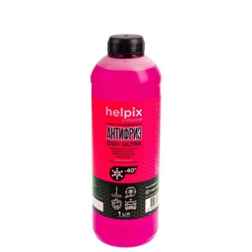 антифриз красный  1л (HELPIX) G12  -40