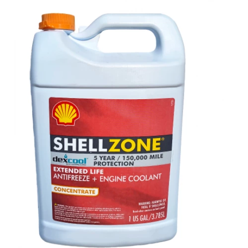 антифриз красный  4л (SHELLZone) G12+ концентрат (1:1 -34°C)