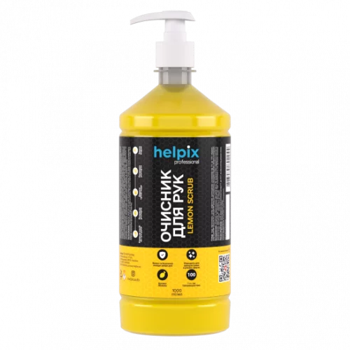 паста для мийки рук Helpix Lemon Scrub (скраб крем-гель с дозатором) 1л