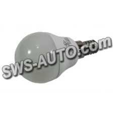 лампа побутова діодна 220V E14  5W G45 3000K теплий білий