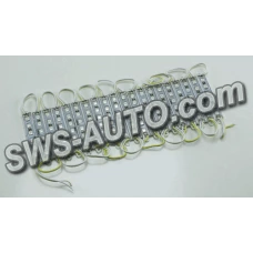 Модуль светодиодный 12V Желтый  6 SMD 5050 1,44W (20шт)