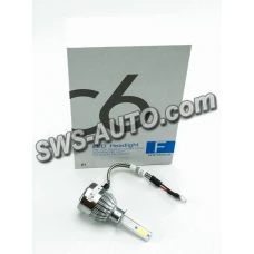 лампа LED H1 12V-24V C6 6000K 3800L  радиатор с вентилятором
