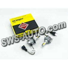 лампа LED H4 12V-24V  30W STINGER 5500K 3200L радиатор