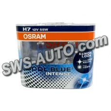лампа H7 12V 55 W OSRAM Cool Blue I+20% (пара)*****
