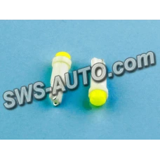 Лампа LED БЦ 12V W1,2W (W2x4,6d) T5 WHITE COB (суцільне світло)