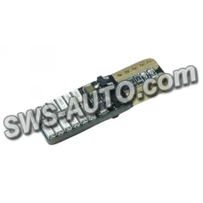 Лампа LED БЦ 12V W5W (W2,1x9,5d) T10 BLUE 24 SMD 4014 обманка+драйвер