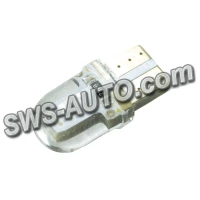 Лампа LED БЦ 12V W5W (W2,1x9,5d) T10 GREEN СОB silicone