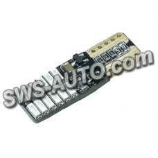 Лампа LED БЦ 12V W5W (W2,1x9,5d) T10 RED 24 SMD 4014 обманка+драйвер