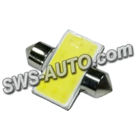 Лампа LED AC 12V T10.5х31 SV8,5 WHITE COB (суцільне світло)