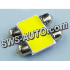 Лампа LED AC 24V T10.5х36 SV8,5 WHITE COB (спл.свет)