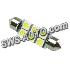 Лампа LED AC 24V T10.5х41 SV8,5 WHITE  6*5050 85Lm