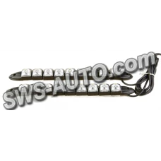 ходовые огни 12V DRL-JH2-209-09 гибкий корпус (разделение) 230х20мм