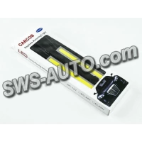 ходовые огни 12V DRL COB 140х15мм WHITE хром