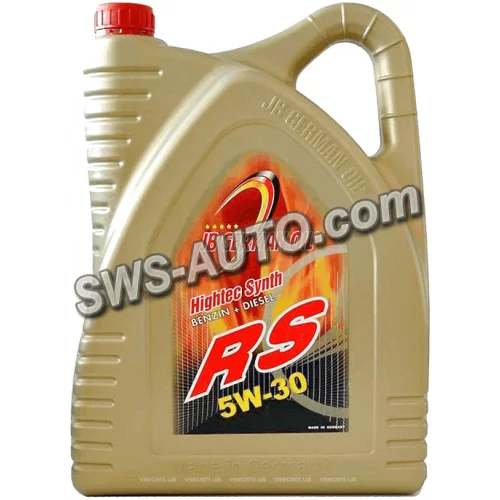 олива JB Germanoil  5W-30  RS Hightec Synth SN/SM/CF, ACEA C2/C3  5л
