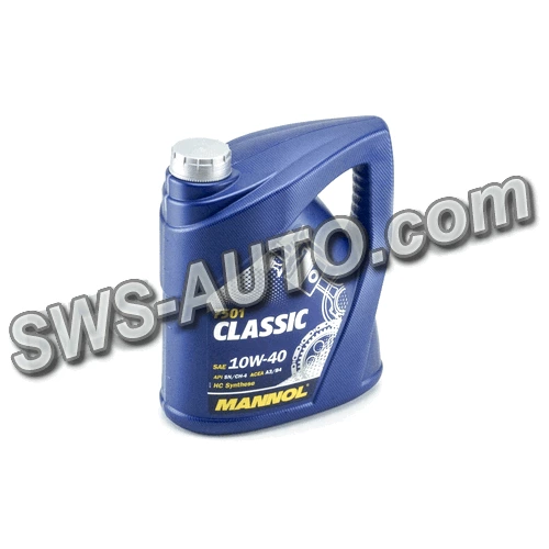 масло Mannol 10w40 Classic SN/CH-4, А3/В4 (4л)