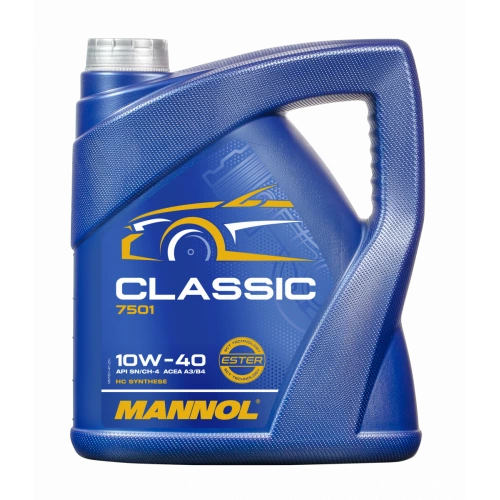 масло Mannol 10w40 Classic SN/CH-4, А3/В4 (5л)