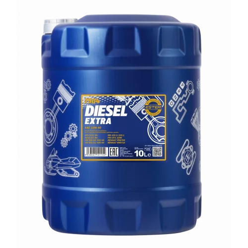масло Mannol 10w40 Diesel Extra CH-4/SN, А3/В4(10л)