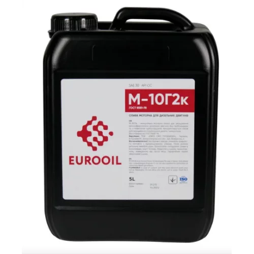 масло М10Г2К дизель Eurooil  (5л) Акція!!  Знижена ціна!!