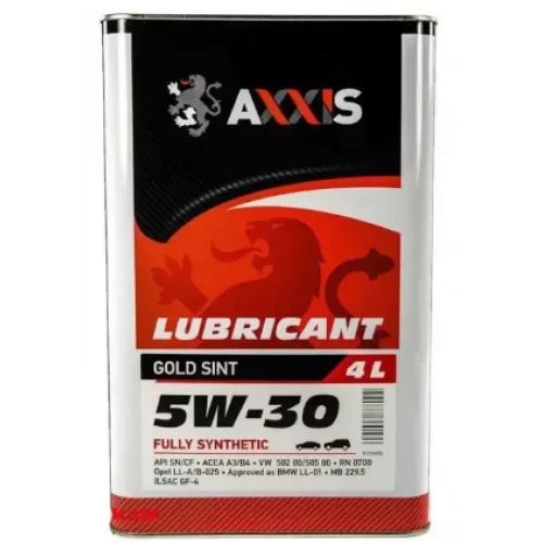 олива AXXIS  5W-30 Gold Sint  (4л)