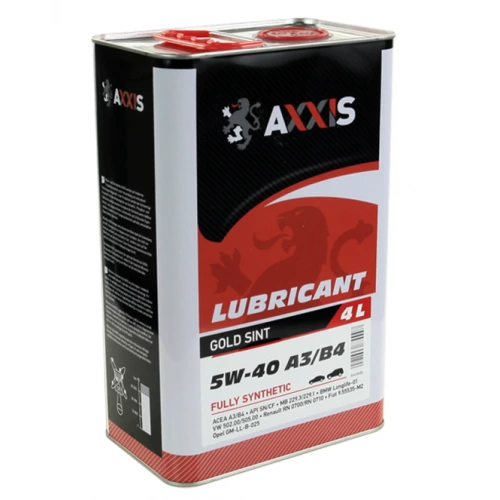 масло AXXIS  5W-40 Gold Sint  (4л)