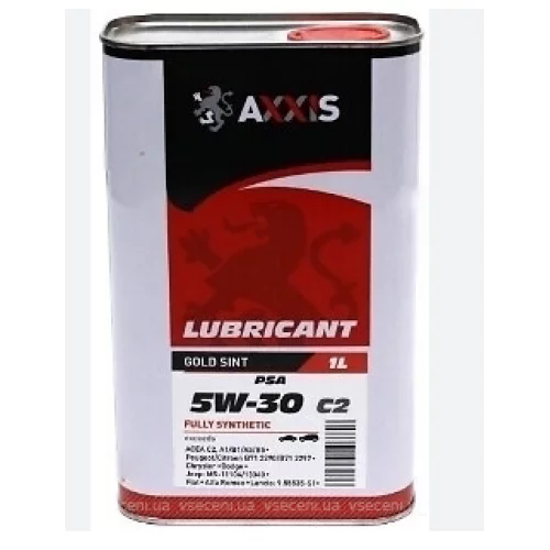 олива AXXIS  5W-30 Gold Sint PSA С2 (1л)