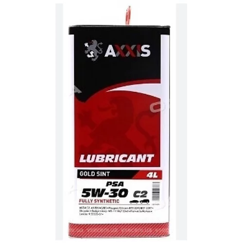 олива AXXIS  5W-30 Gold Sint PSA С2(4л)