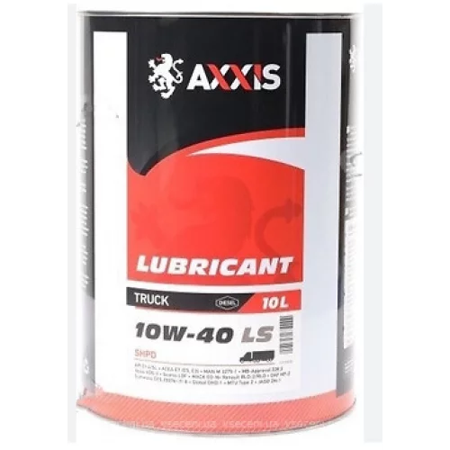 масло Axxis 10W-40 TRUCK LS SHPD CI-4/SL (10л)