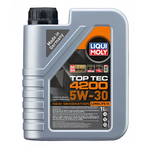 олива Liqui Moly 5W-30 Top Tec 4200 C3 (VAG longlife III) 1л