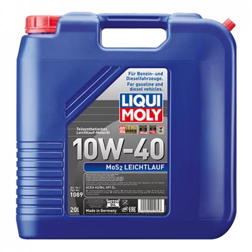 масло Liqui Moly 10W-40 MOS2-Leichtlauf (молибден) 4л