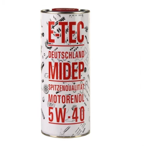 олива E-Tec 5W-40 EVO (1л) метал