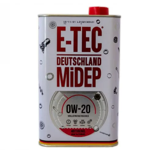 Масло E-Tec 0W-20 FS  1л метал