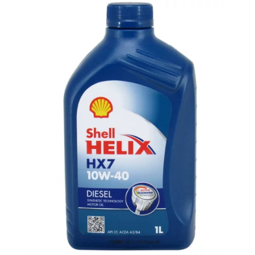 олива Shell 10W-40 Helix Diesel HX7 (1л) синя