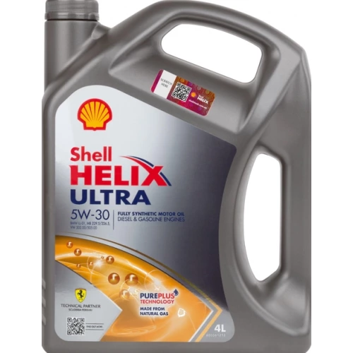 масло Shell 5W-30 Helix Ultra (4л)
