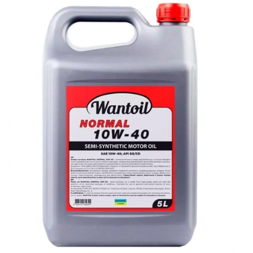 масло WANTOIL 10W-40 NORMAL SG/CD (5л)