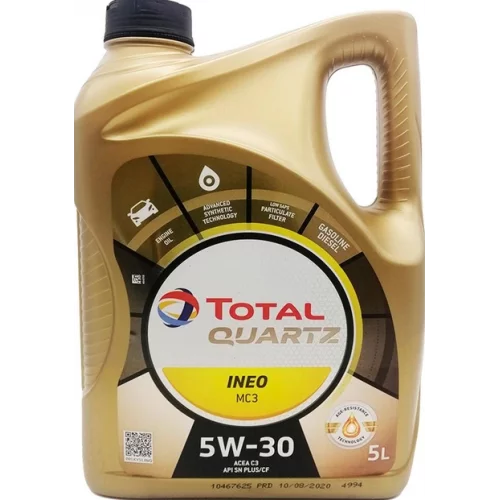 олива  5W-30  Quartz Ineo МC3 SN+, С3 (5л)