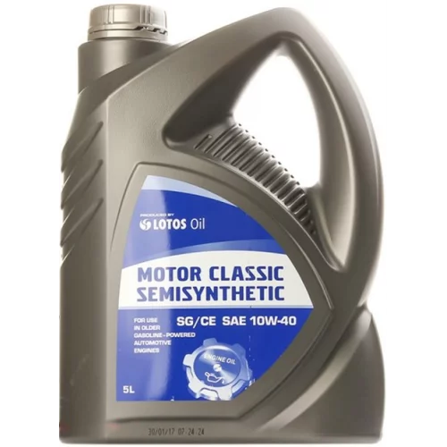олива Lotos 10W-40 Motor Classic Semisynthetic SG/CE, A3/B4 (5л)