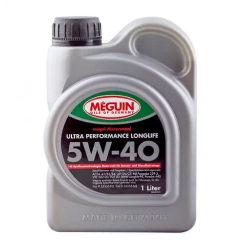 масло Meguin 5W-40 Ultra Performance LongLife SM/CF (1л)
