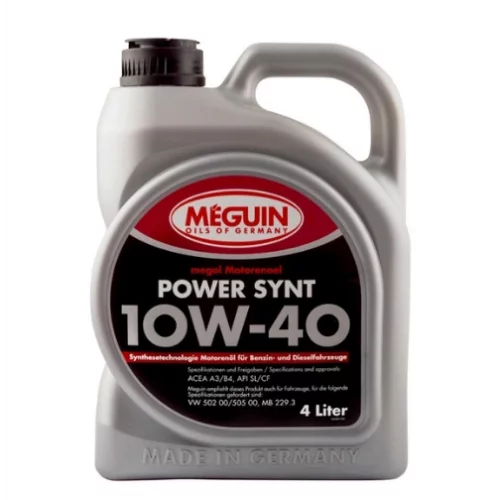 масло Meguin 10W-40 Power Synt SL/CF (4л)