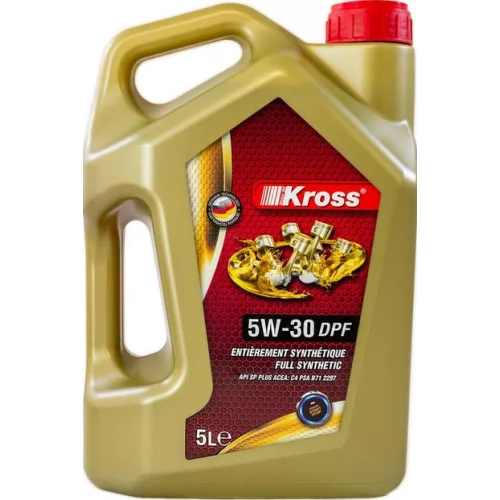 олива Kross 5W-30 Full Synthetic (DPF) SN/CI-4, С3 (5л)