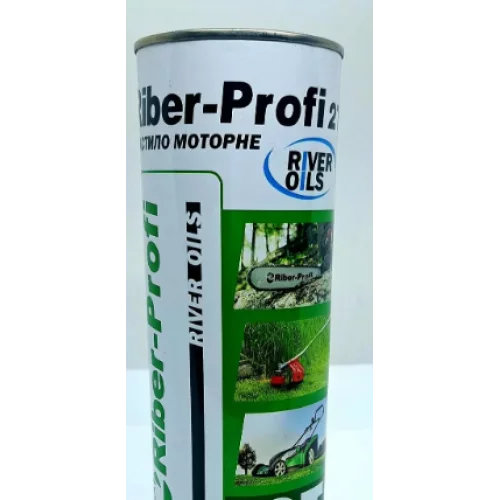 масло  для бензопилы RIBER-PROFI 2Т красное Ж/Б (супер качество) 1л