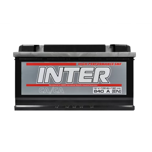 Акумулятор   INTER 100Ач (840A) high performance