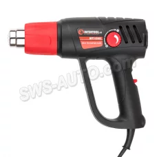 фен технічний 2000 Вт, 2 режими, плавне регулювання 50-600°С Intertool