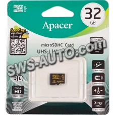 карта памяти microSDHC  32Gb class 10  Apacer до R 85MB/s