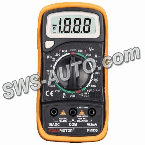 мультиметр цифровий PM830  Peak Meter