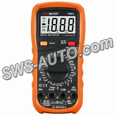 мультиметр цифровий PM64  Peak Meter 20А